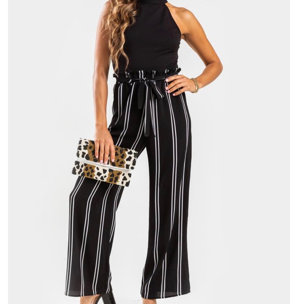 Francesca High Neck Jumpsuit